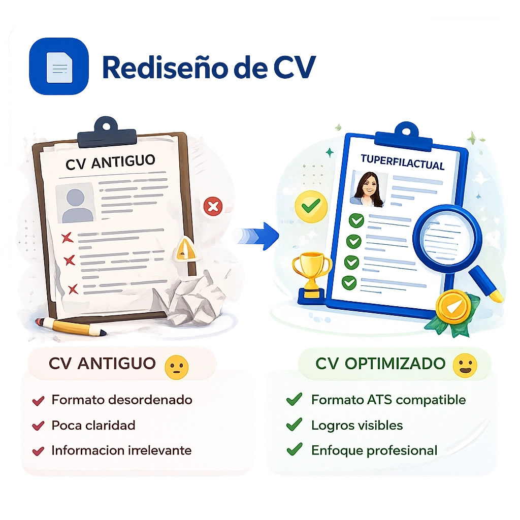 Rediseño de CV profesional